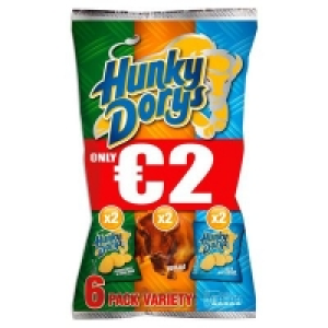 Tayto Hunky Dorys Variety 6 Pack 150g