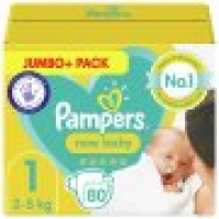 Tesco  Pampers New Baby Size 1 80 Nappies Ju