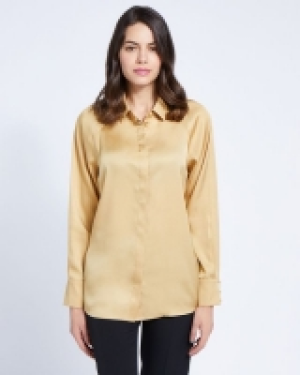 Dunnes Stores  Paul Costelloe Living Studio Camel Raglan Sleeve Blouse