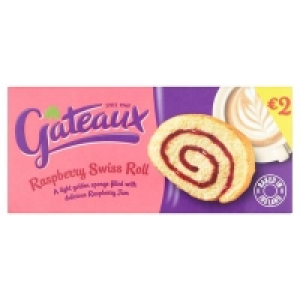 Gateaux Raspberry Roll 185g