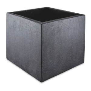 Black Square Terrazzo Plant Pot