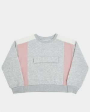 Dunnes Stores  Girls Colour Block Sweatshirt (7-14 years)