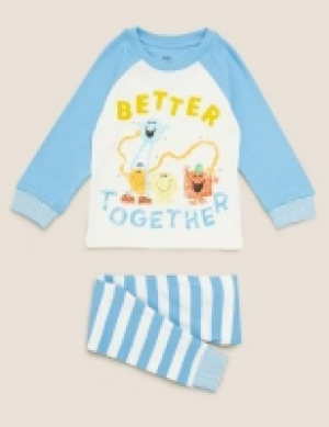 Marks and Spencer  Pure Cotton Mr Men Pyjama Set (1-7 Yrs)