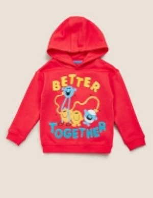 Cotton Mr Men Better Together Hoodie (2-7 Yrs)