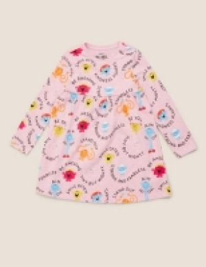 Pure Cotton Mr Men Little Miss Dress (2-7 Yrs)