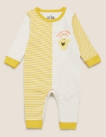 Marks and Spencer  Pure Cotton Mr. Men Striped All in One (7lbs-3 Yrs )