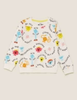Cotton Mr Men Little Miss Sweatshirt (2-7 Yrs)
