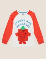 Marks and Spencer  Pure Cotton Mr Strong Top (2-7 Yrs)