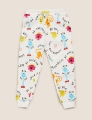Cotton Mr Men & Little Miss Joggers (2-7 Yrs)