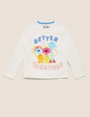 Pure Cotton Mr Men & Little Miss Top (2-7 Yrs)