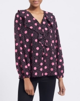 Dunnes Stores  Ruffle Front Blouse