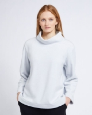 Carolyn Donnelly The Edit Grey Fleece Polo
