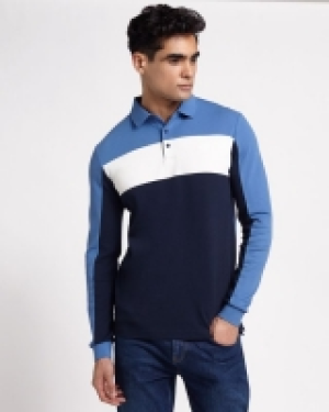 Paul Costelloe Living Navy Slim Fit Long Sleeve Pique Polo 20.00 €
