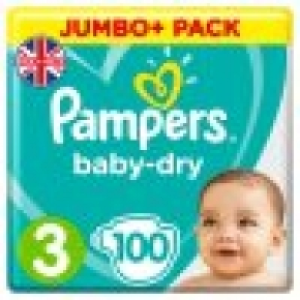 Pampers Baby Dry Size 3 Jumbo+ Pack 1 13.00 €