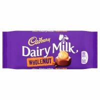 Centra  Cadbury Dairy Milk Wholenut Bar 120g