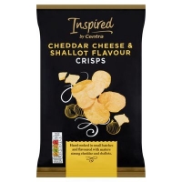 Centra  Inspired by Centra Cheddar And Shallot Crisps 125g