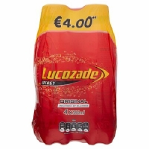 Lucozade Energy Original Bottle Pack 4 x 380ml