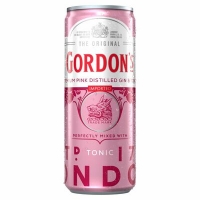 Centra  Gordons Pink Gin & Tonic Premix Can 250ml