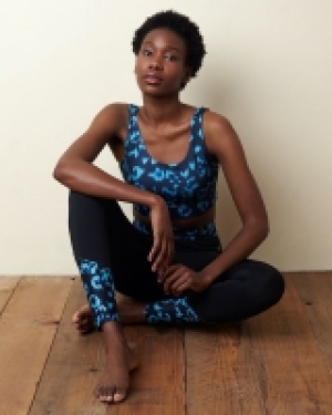 Dunnes Stores  Printed Cross Back Sports Bra