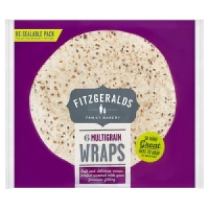 Centra  Fitzgeralds 6 MultiGrain Wraps 370g