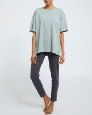 Dunnes Stores  Organic Cotton Rib Pyjamas