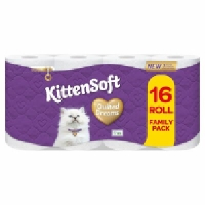 Kittensoft Quilted Dreams Toilet Tissue 16 Roll 8.00 €