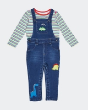 Dunnes Stores  Dino Dungaree Set (Newborn - 3 years)