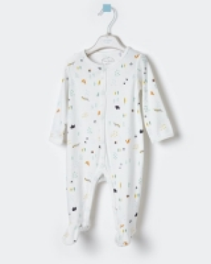 Dunnes Stores  Leigh Tucker Willow Hayden Rib Jersey Sleepsuit