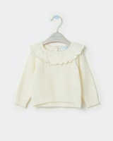 Dunnes Stores  Leigh Tucker Willow Islah Pointelle Baby Jumper