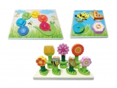 Playtive Junior Wooden Learning Game Assortment