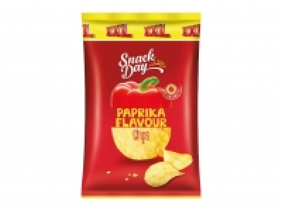 Lidl  Snack Day XXL Paprika Crisps