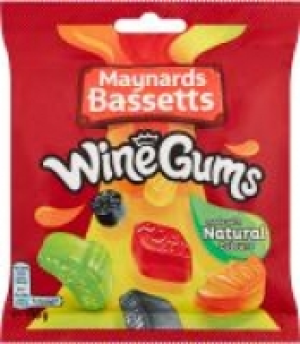 Maynards Bassetts Wine Gums Sweets Bag
