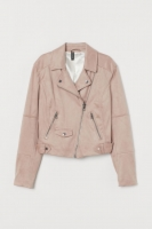 HM  Imitation suede biker jacket