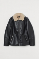 HM  Faux shearling-lined jacket