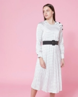 Savida Print Dress With Belt