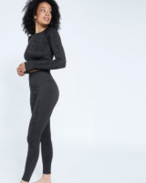 Dunnes Stores  Helen Steele Jacquard Seamless Legging
