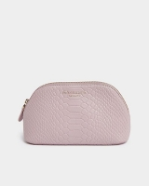 Paul Costelloe Living Studio Blush Leather Small Cosmetic Ba