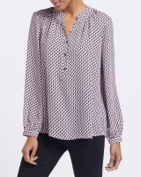 Dunnes Stores  Geo Pink Print Blouse