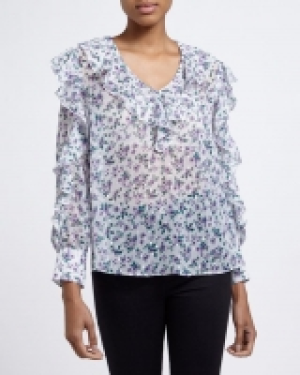 Dunnes Stores  Flowy V-Neck Top