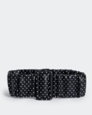 Savida Elastic Gathered PU Belt