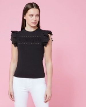 Savida Lace Frill Front T-Shirt 5.00 €
