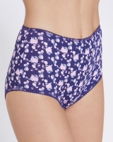 Dunnes Stores  Print Cotton Rich Full Briefs - Pack Of 5