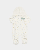 Dunnes Stores  Hooded Jersey all-in-one (Newborn-12 months)