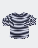 Dunnes Stores  Girls Lurex Stripe Long-Sleeved Top (7-14 years)