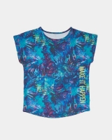 Dunnes Stores  Girls Tropical Print T-Shirt (4-14 years)