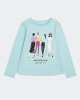 Dunnes Stores  Girls Sequin Long-Sleeved Top (3-8 years)