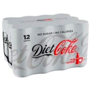 DIET COKE CAN PACK 12 X 330ML