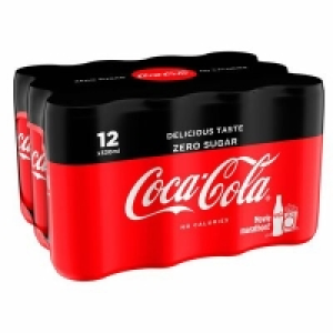 COKE ZERO CAN PACK 12 X 330ML