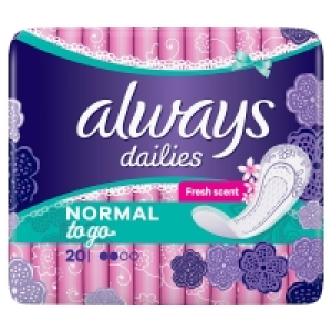 Alw Liners Single To Go Scent 20Piece