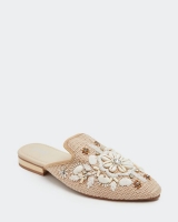 Dunnes Stores  Shell Bead Backless Mule